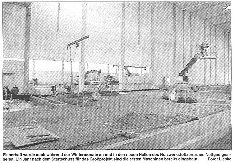 Nettgau, etwa 40 Firmen bauten für Glunz